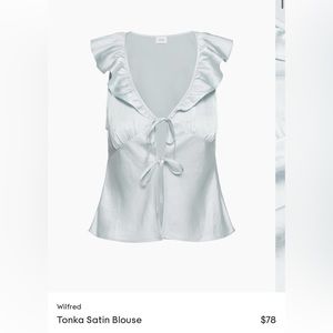 Aritzia Satin Blouse
